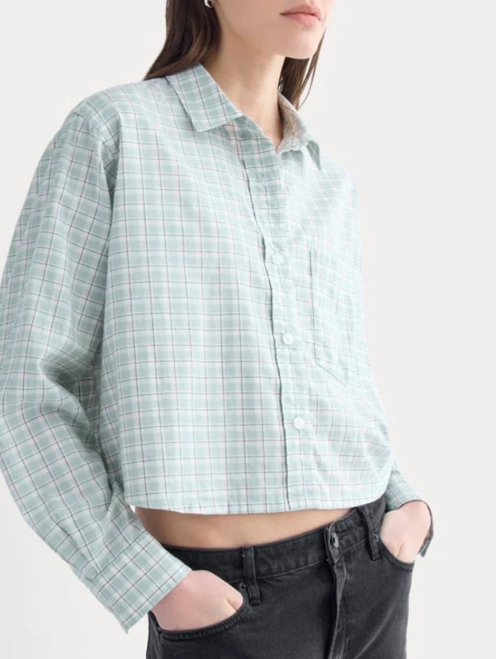 🆕EVERLANE The Way Short Shirt in Silky Cotton